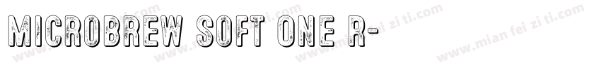 Microbrew Soft One R字体转换